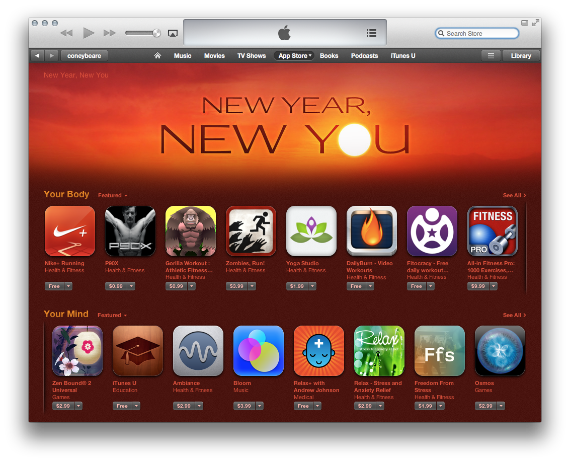 Ambiance Featured on App Store